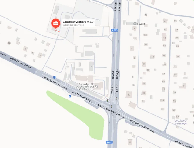 Карта проезда